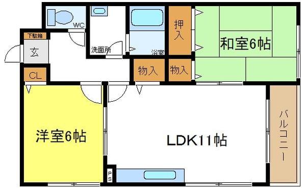 メゾン丹井の物件間取画像